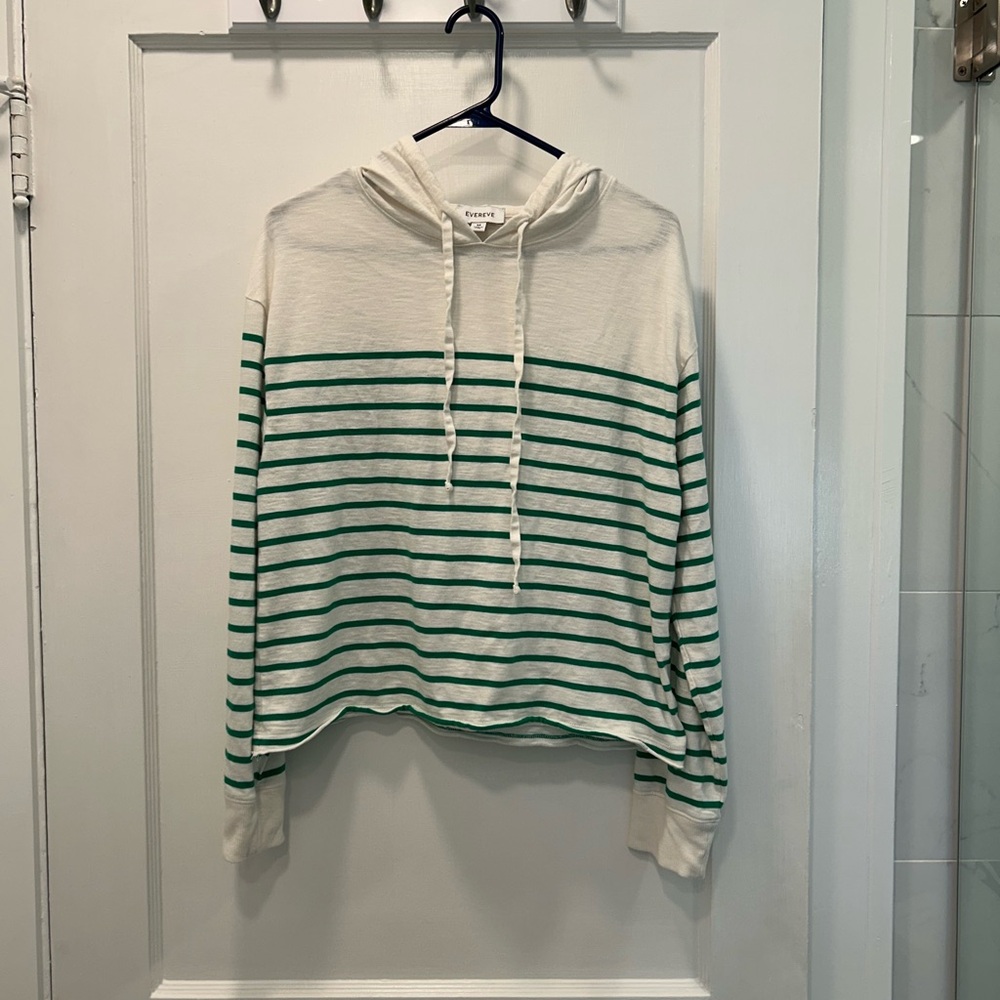 Evereve Libbie Stripe Hoodie